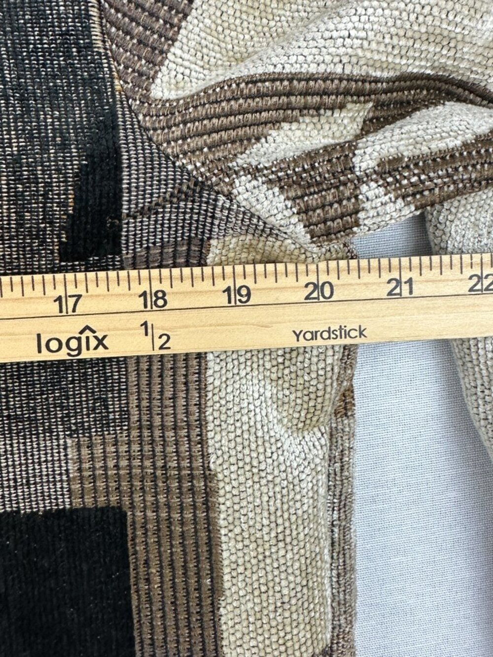 COLDWATER CREEK VINTAGE TAPESTRY FABRIC COLOR BLOCK LEAF PATCHWORK DESIGN SIZE S - Picture 6 of 9